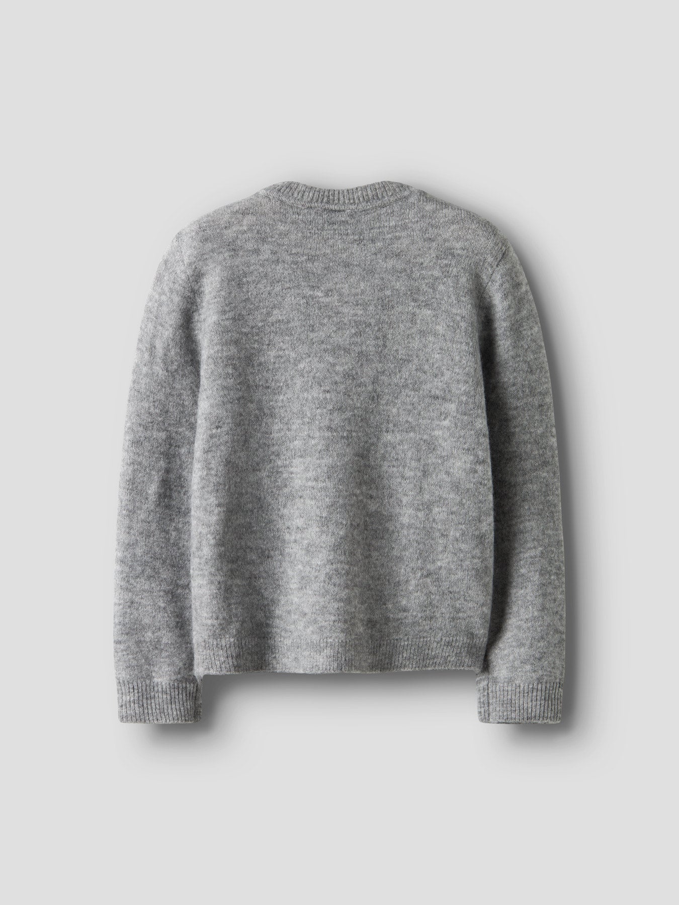 NAME IT Tika knit cardigan Grey Melange meisjes - achterzijde