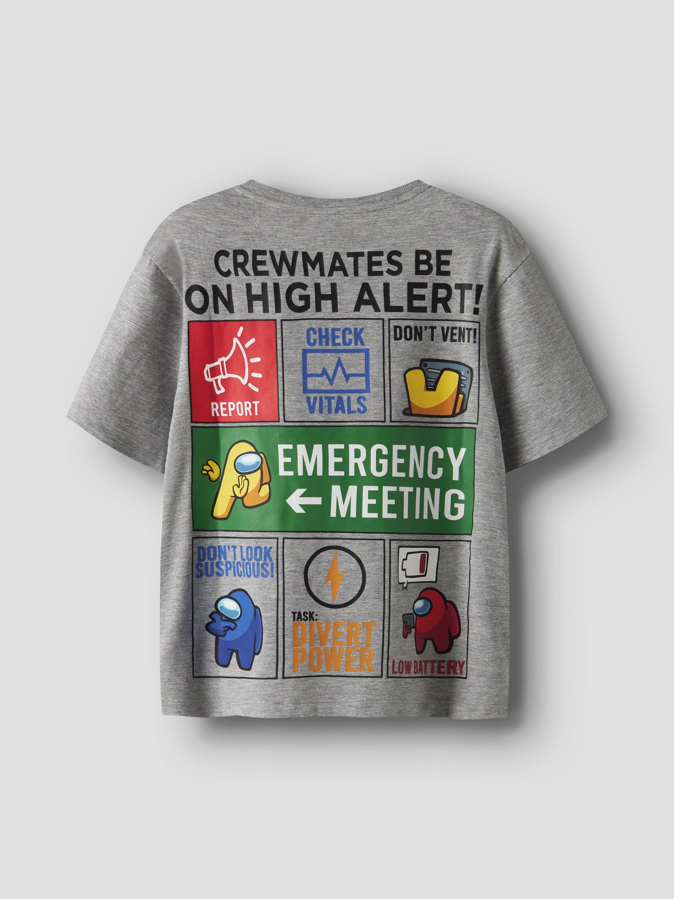 T-shirt Among Us Grey