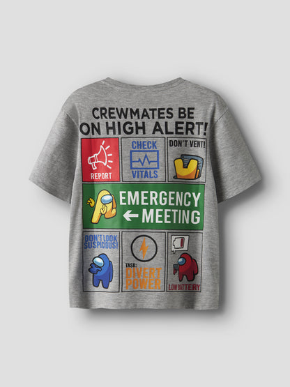 T-shirt Among Us Grey