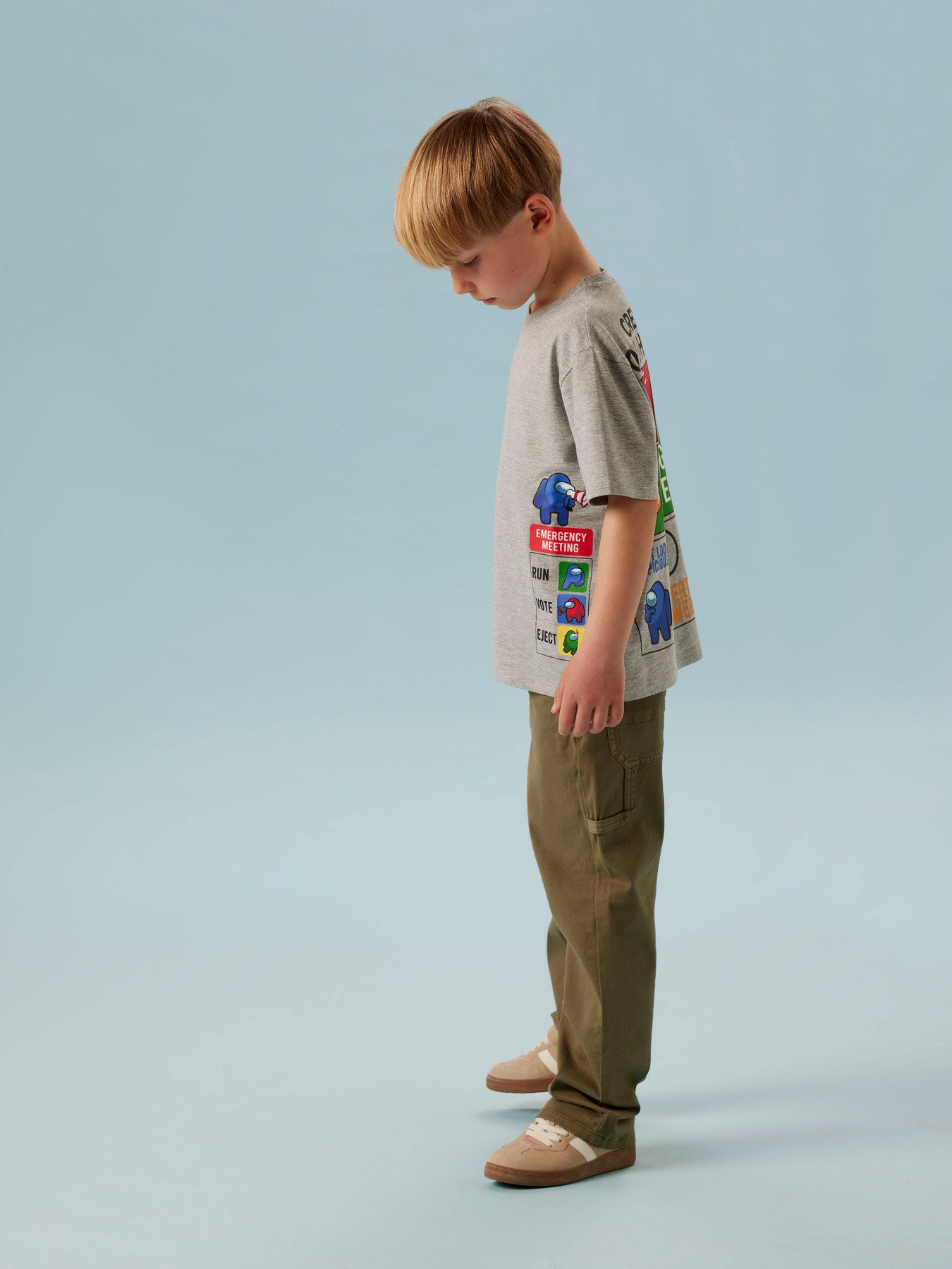 T-shirt Among Us Grey