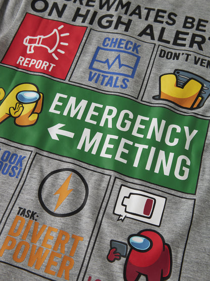 T-shirt Among Us Grey