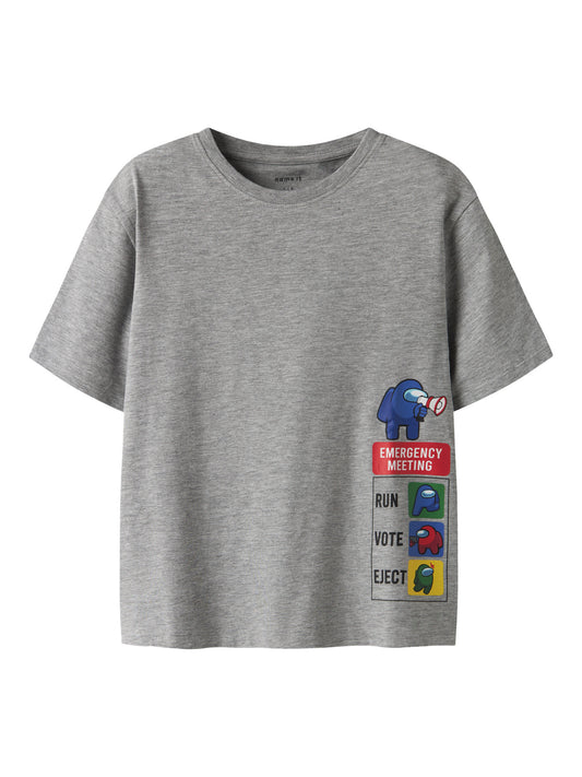 T-shirt Among Us Grey