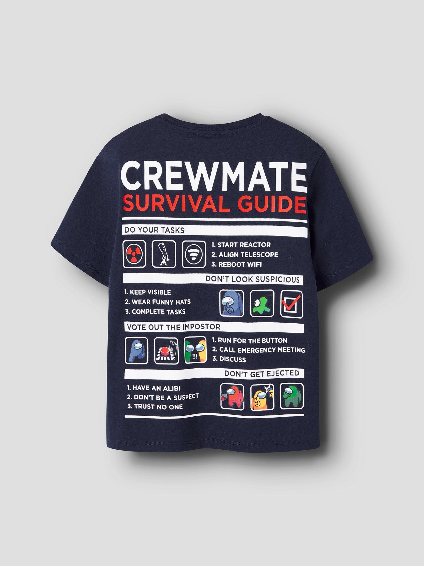 T-shirt Among Us Navy