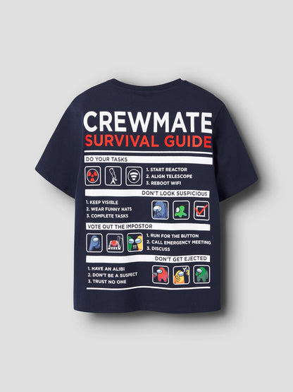 T-shirt Among Us Navy