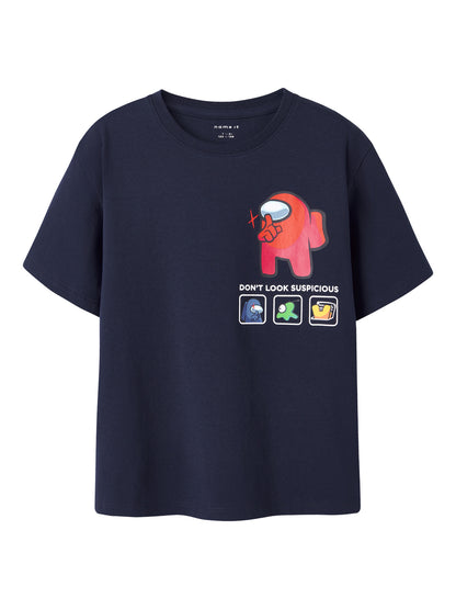 T-shirt Among Us Navy