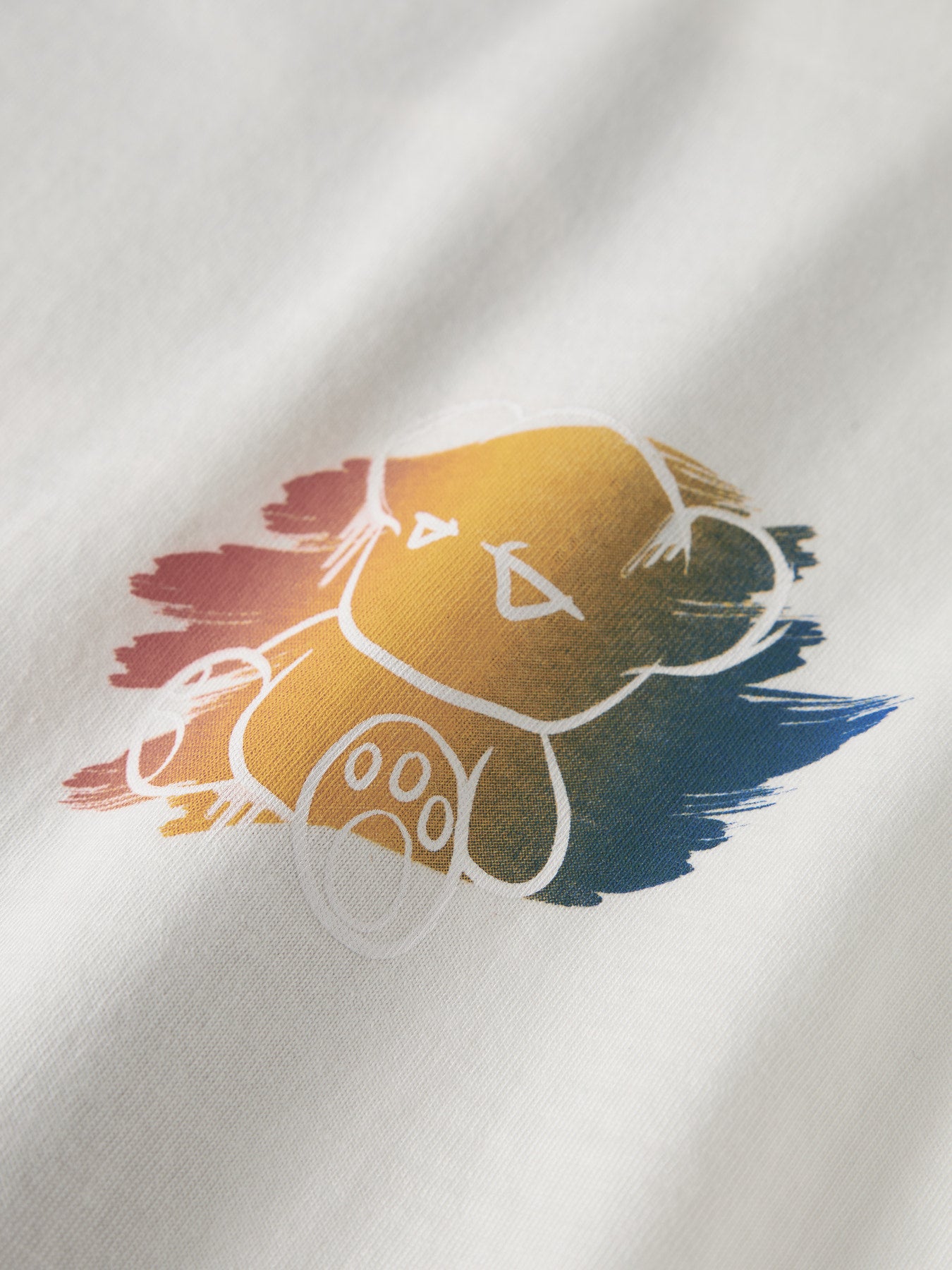 NAME IT T-shirt BYNE Cloud Dancer - Jongens Wit Shirt - detail