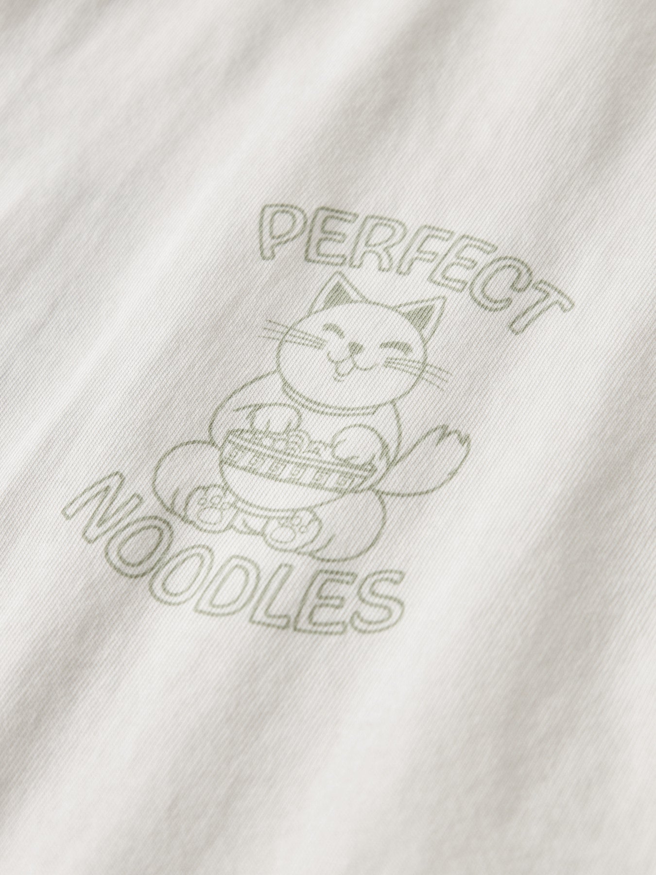 T-shirt perfect noodles Cloud Dancer
