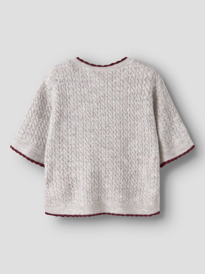 KNIT BLOUSE CLOUD DANCER