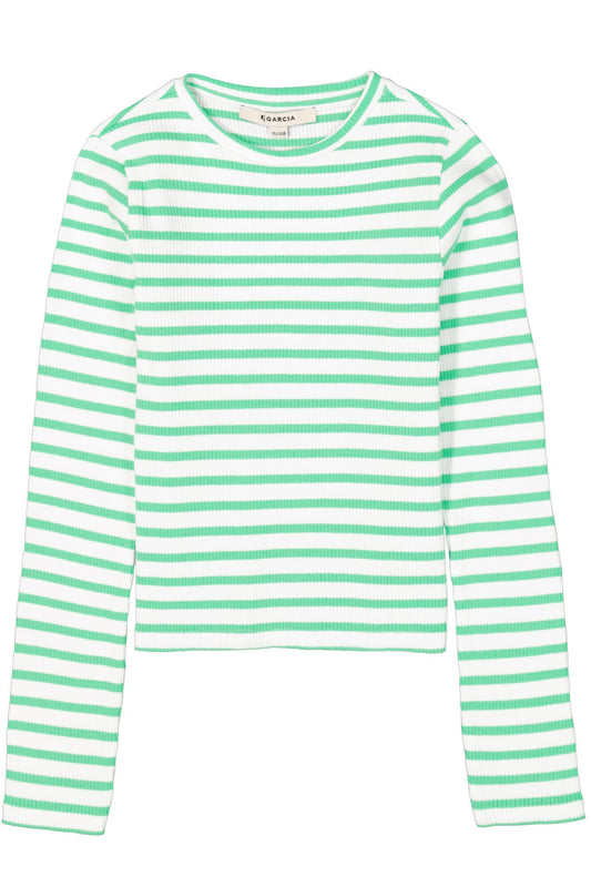 LONGSLEEVE GROENE STREEP