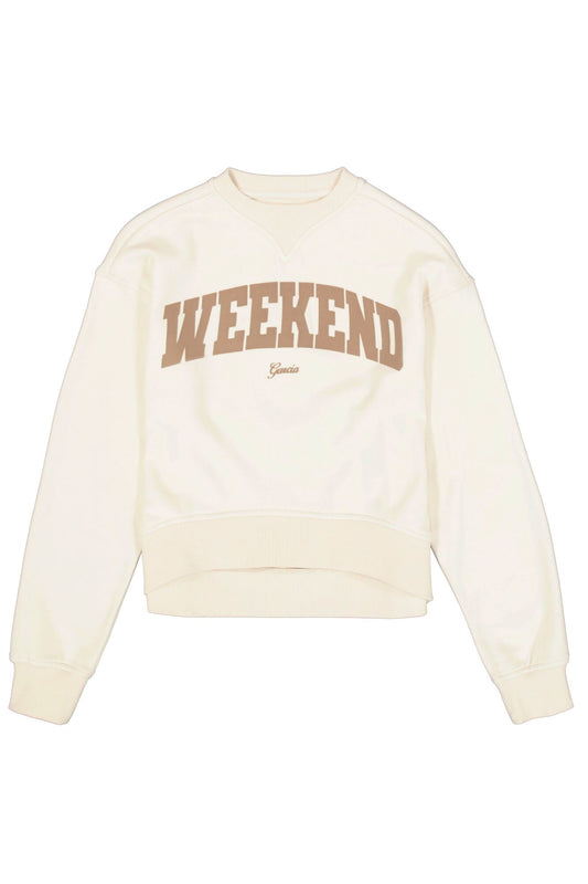 Garcia sweater beige Weekend voor meisjes - vooraanzicht