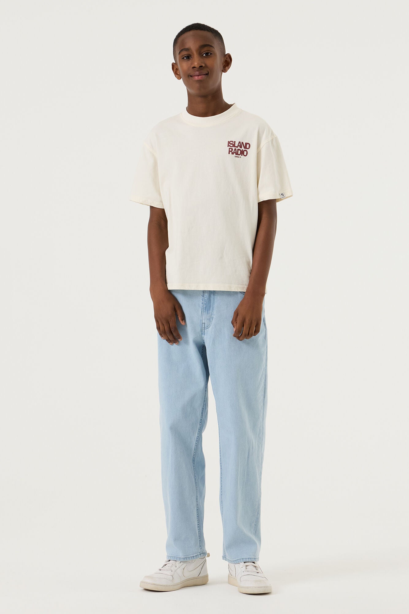 Garcia – Bleached Tapered Jeans voor Jongens