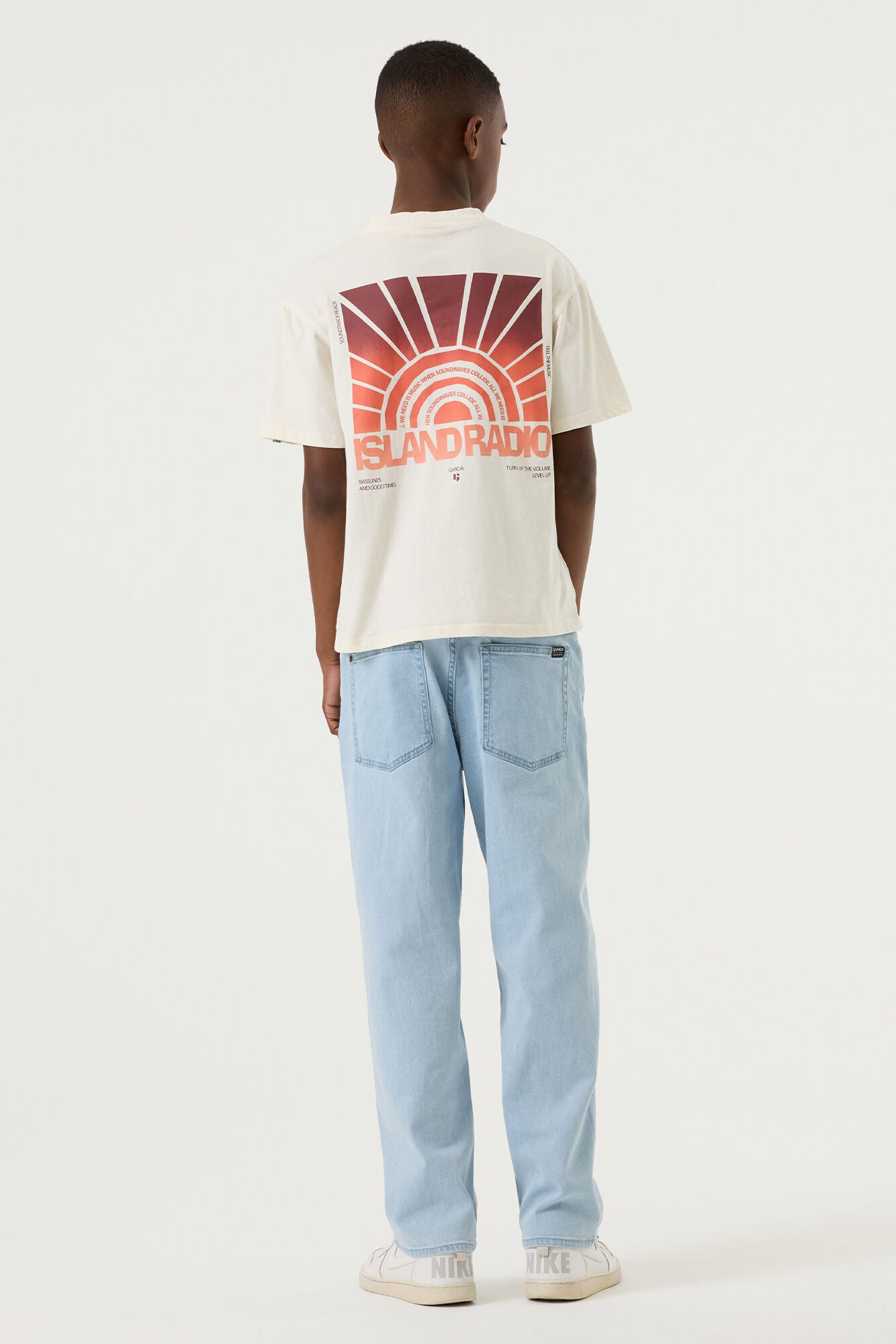 Garcia – Bleached Tapered Jeans voor Jongens