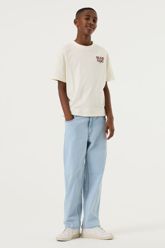 Garcia – Bleached Tapered Jeans voor Jongens