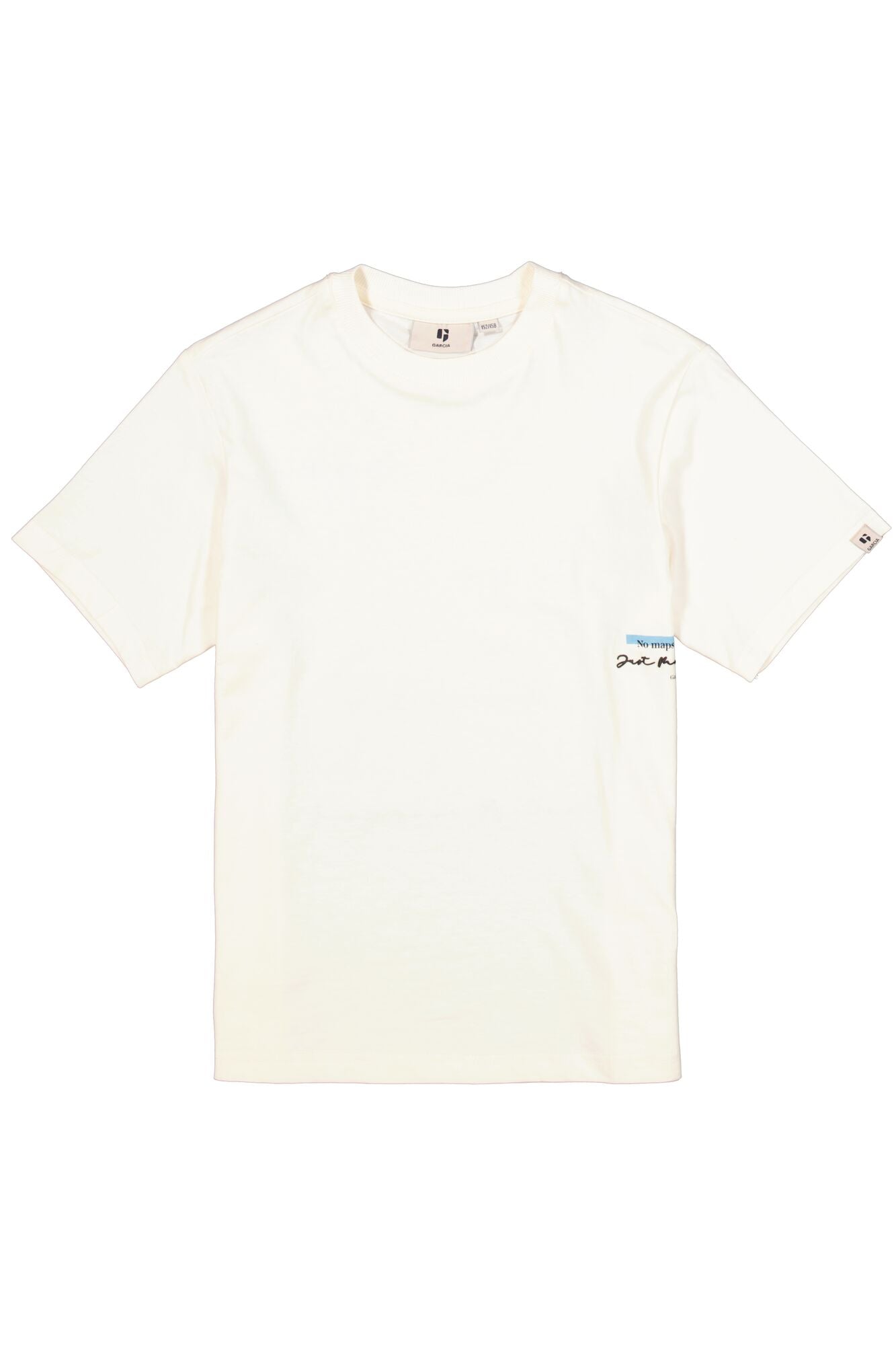 Garcia t-shirt wit jongens basic - vooraanzicht