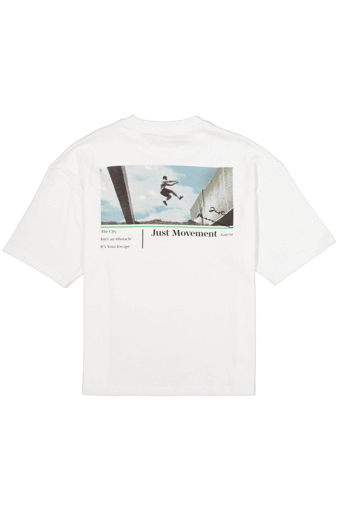Garcia wit t-shirt jongens - zijkant