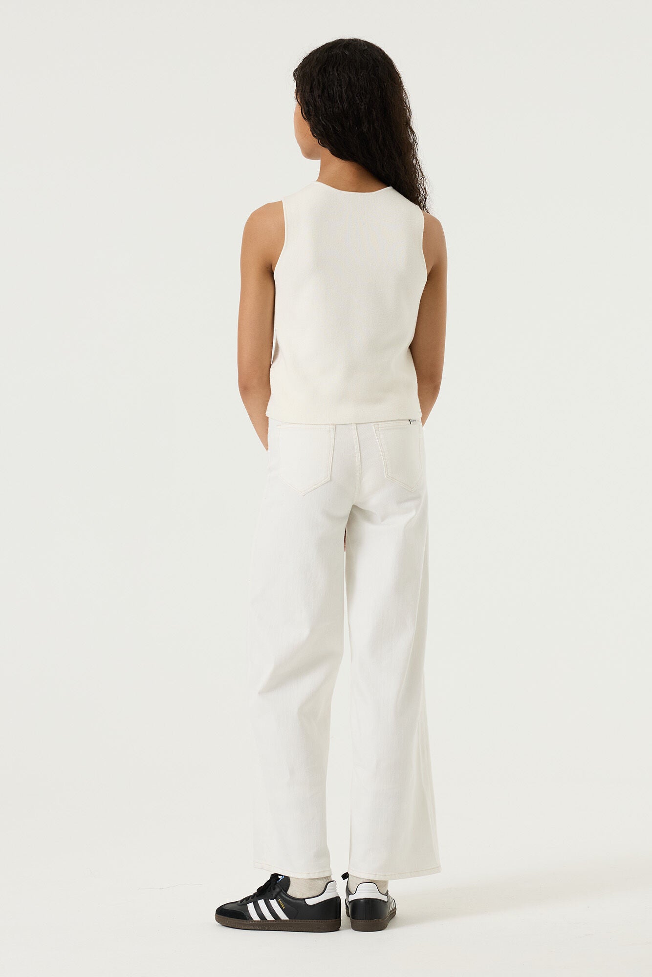 Garcia gilet meisjes wit - achterkant