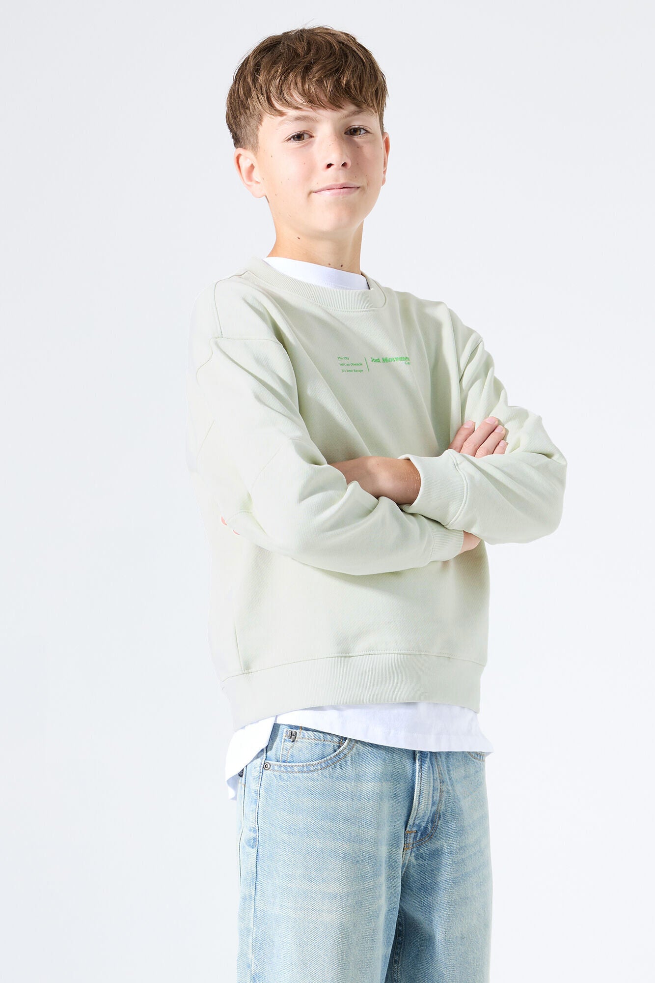 Garcia sweater groen jongens - achterkant - hoogwaardige kwaliteit
