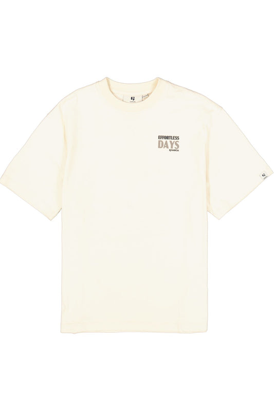 GARCIA jongens t-shirt Effortless Days in sandstone beige - voorkant