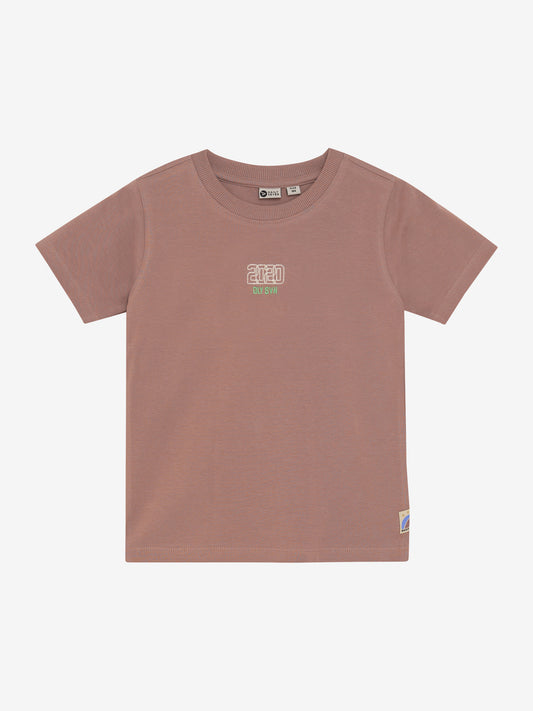 TSHIRT WITH BACKPRINT BURLWOOD