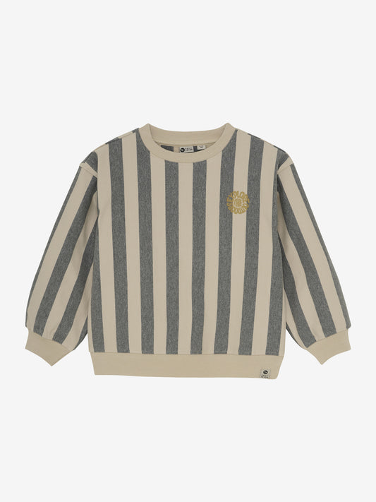 OVERSIZED SWEATER MET STREPEN