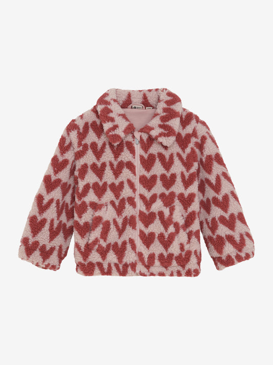 TEDDY JACKET HEARTS