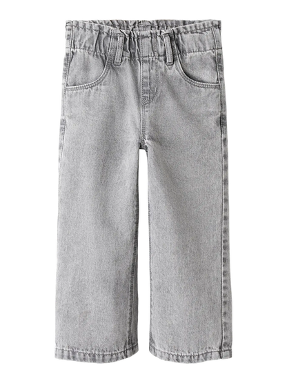 Wide fit grey denim
