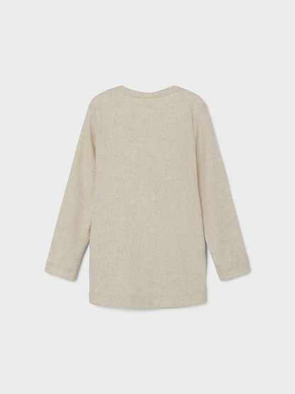 Longsleeve rib knoopjes