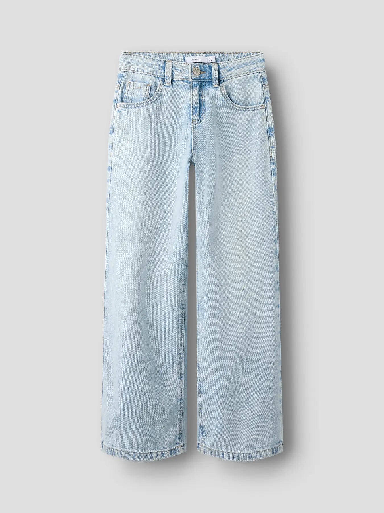 Rose wide fit jeans van NAME IT voor meisjes - achterkant