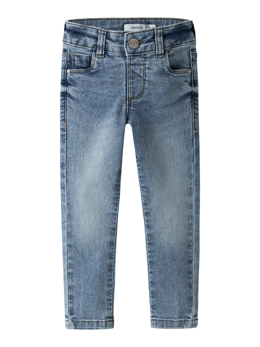 NAME IT Polly skinny jeans medium blue denim voor meisjes - voorkant