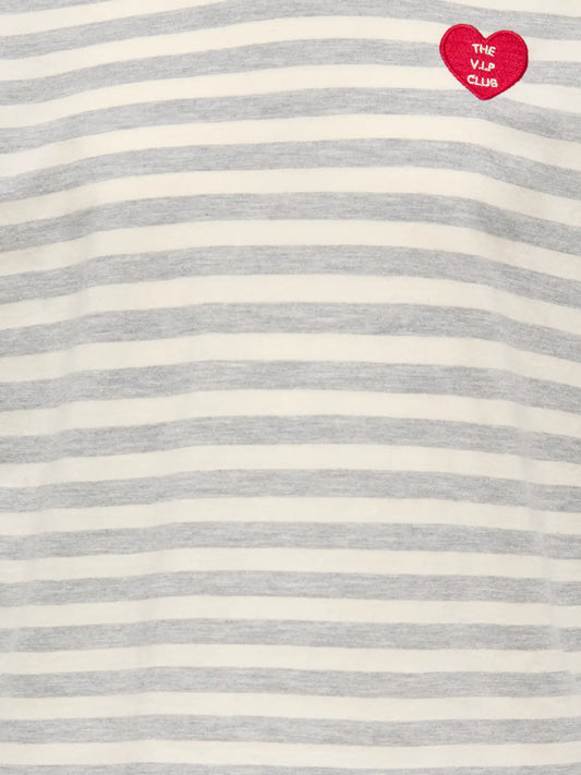 KIDS ONLY gestreept t-shirt voor meisjes in grijs en wit, zomercollectie