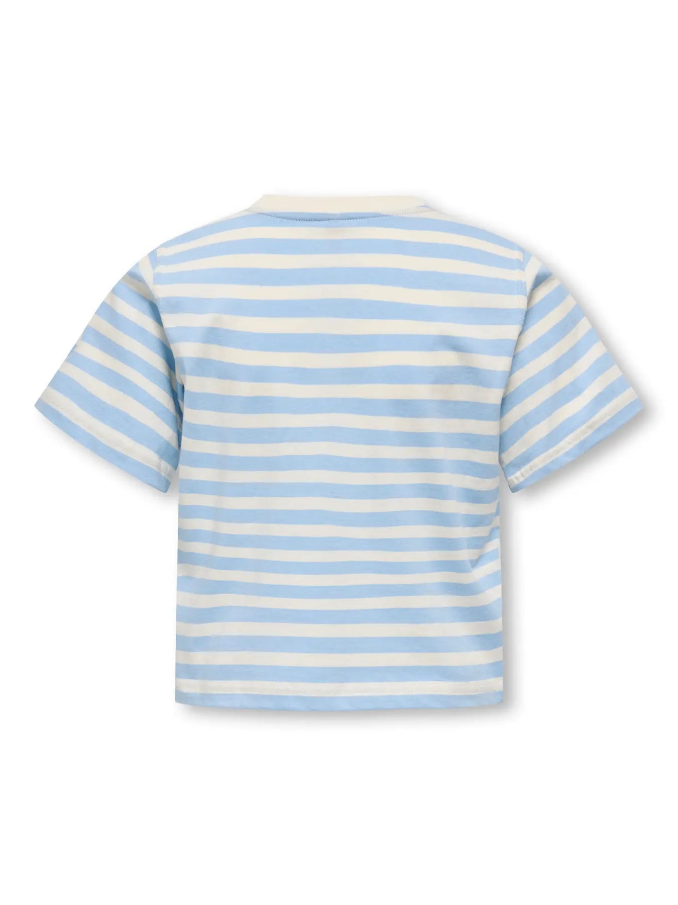 KIDS ONLY t-shirt met strepen blauw wit, comfortabele pasvorm voor kinderen