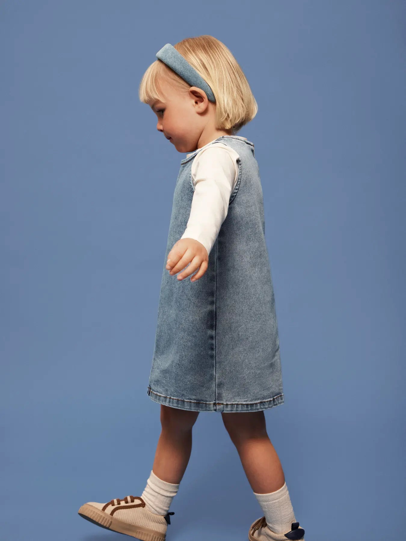 NAME IT jeanskleding meisjes - denim jurk styling