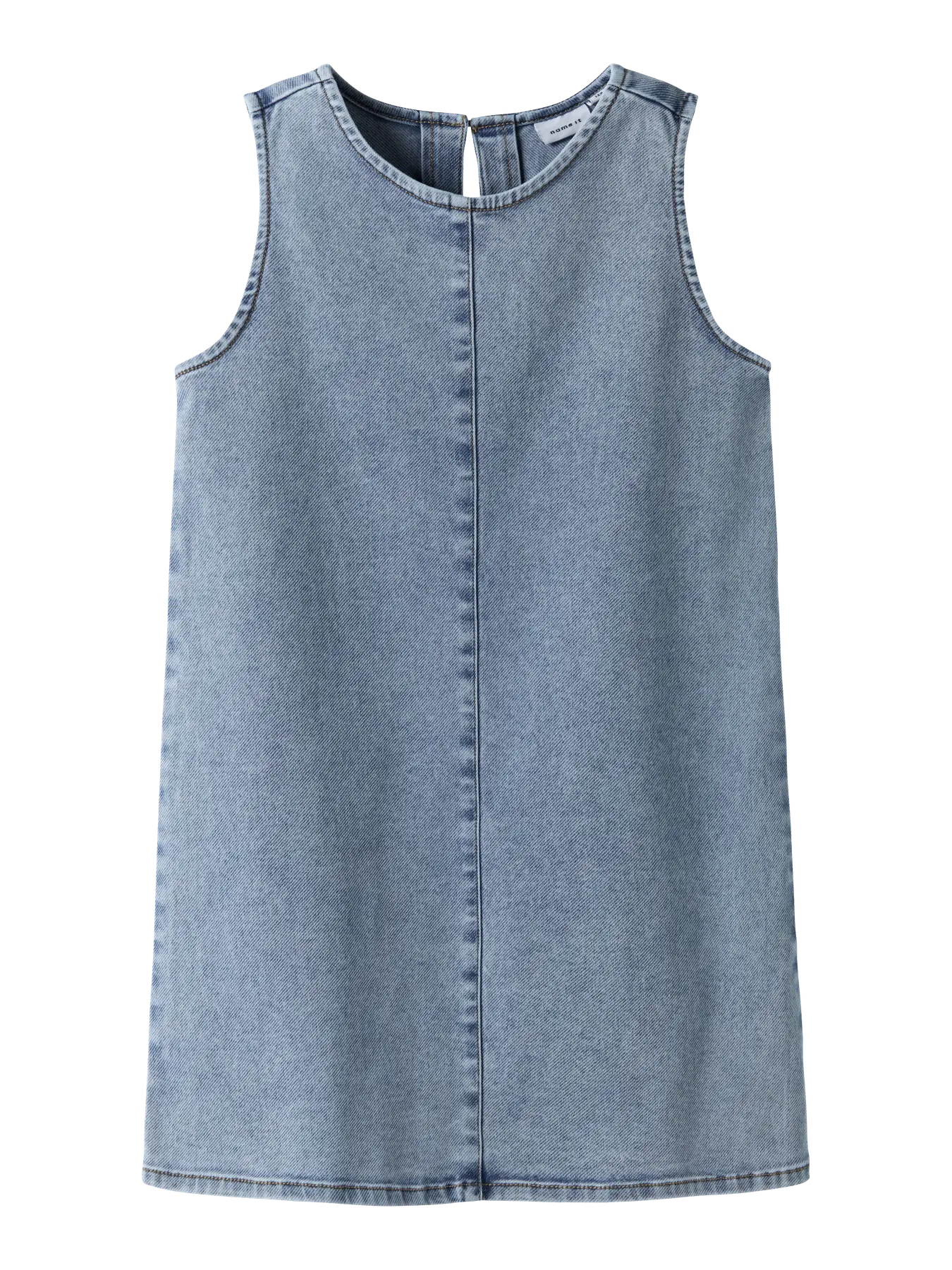 NAME IT denim jurk voor tienermeisjes - voorkant casual jeans dress