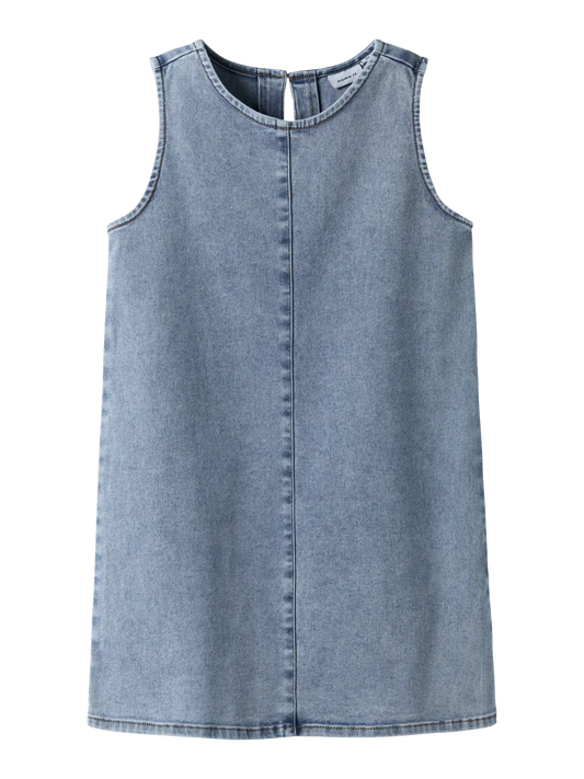 NAME IT denim jurk voor tienermeisjes - voorkant casual jeans dress