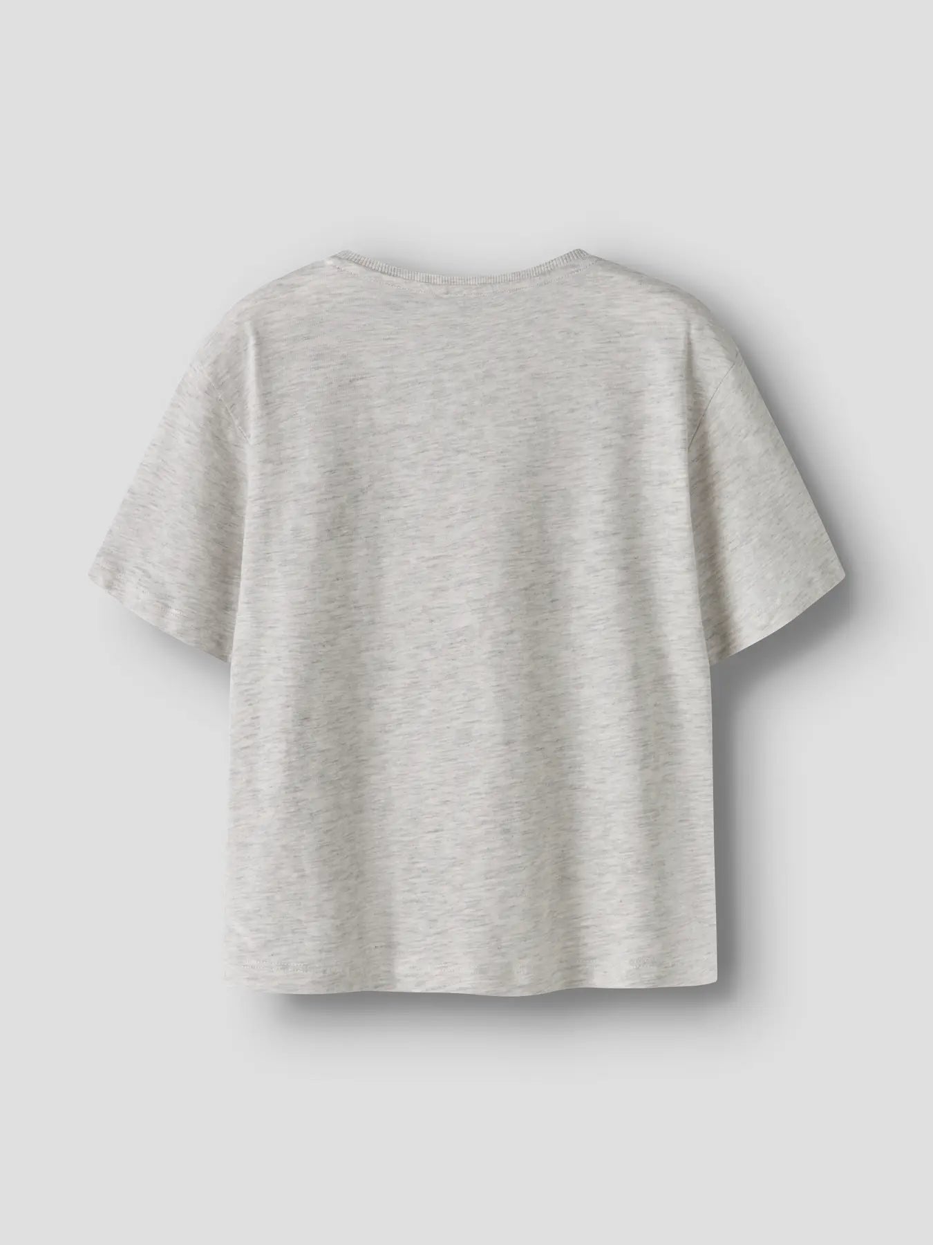 NAME IT meisjes t-shirt grijs close-up - hoogwaardige kwaliteit katoen