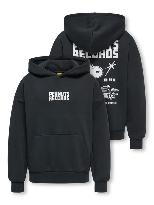 ONLY AND SONS Peanut Records hoodie - zijkant en pasvorm jongens