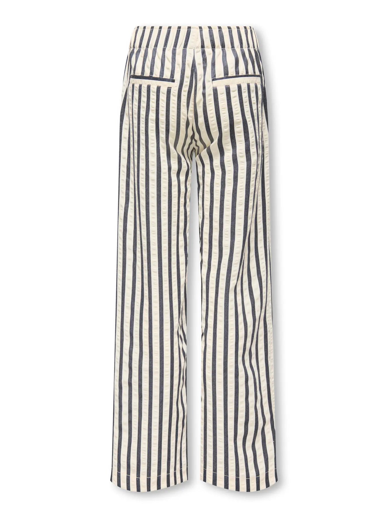 ONLY gestreepte broek meisjes - achterkant en pasvorm detail