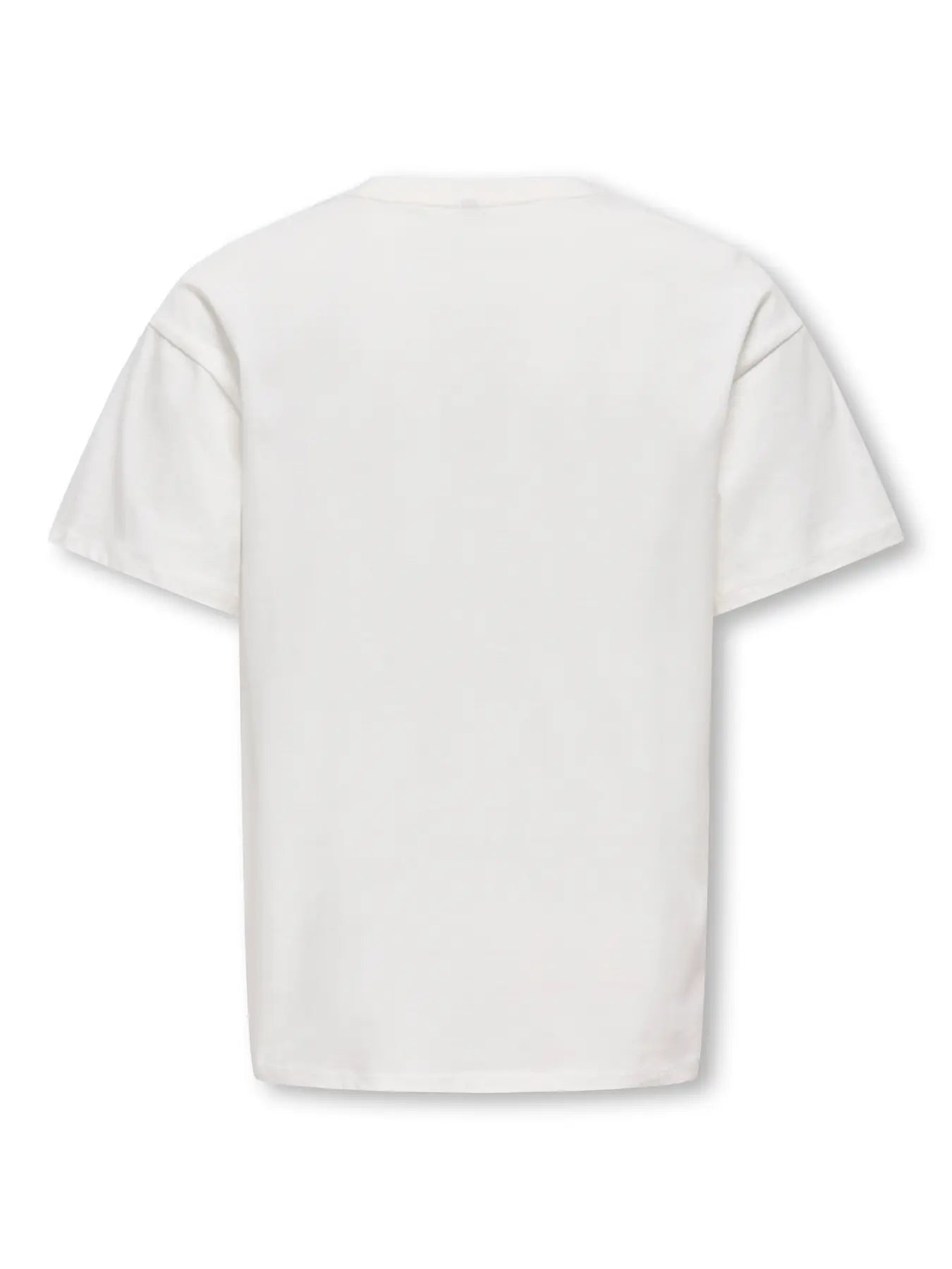 ONLY wit t-shirt met print voor meisjes - achterkant