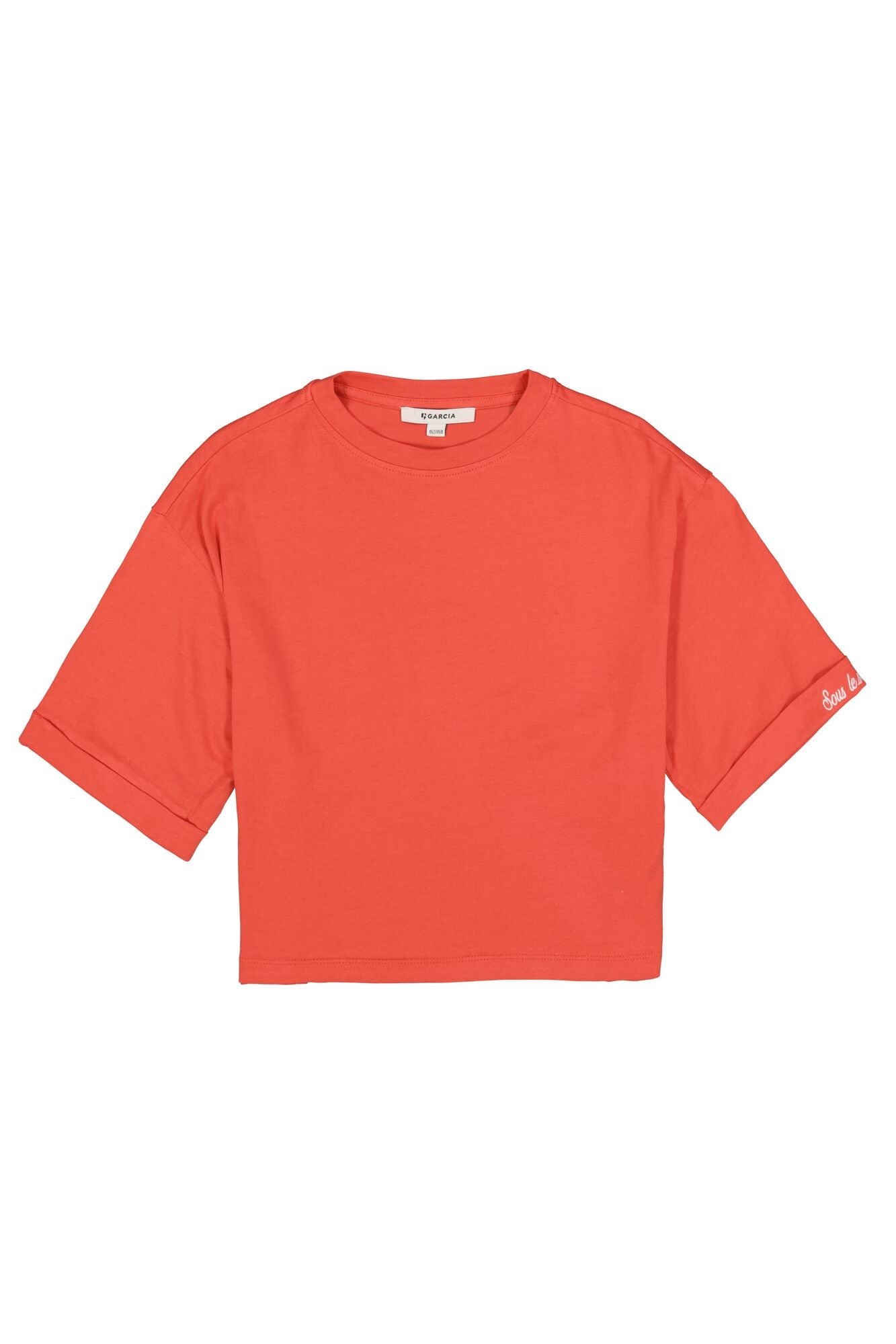 Rood GARCIA meisjes t-shirt baked apple voorkant