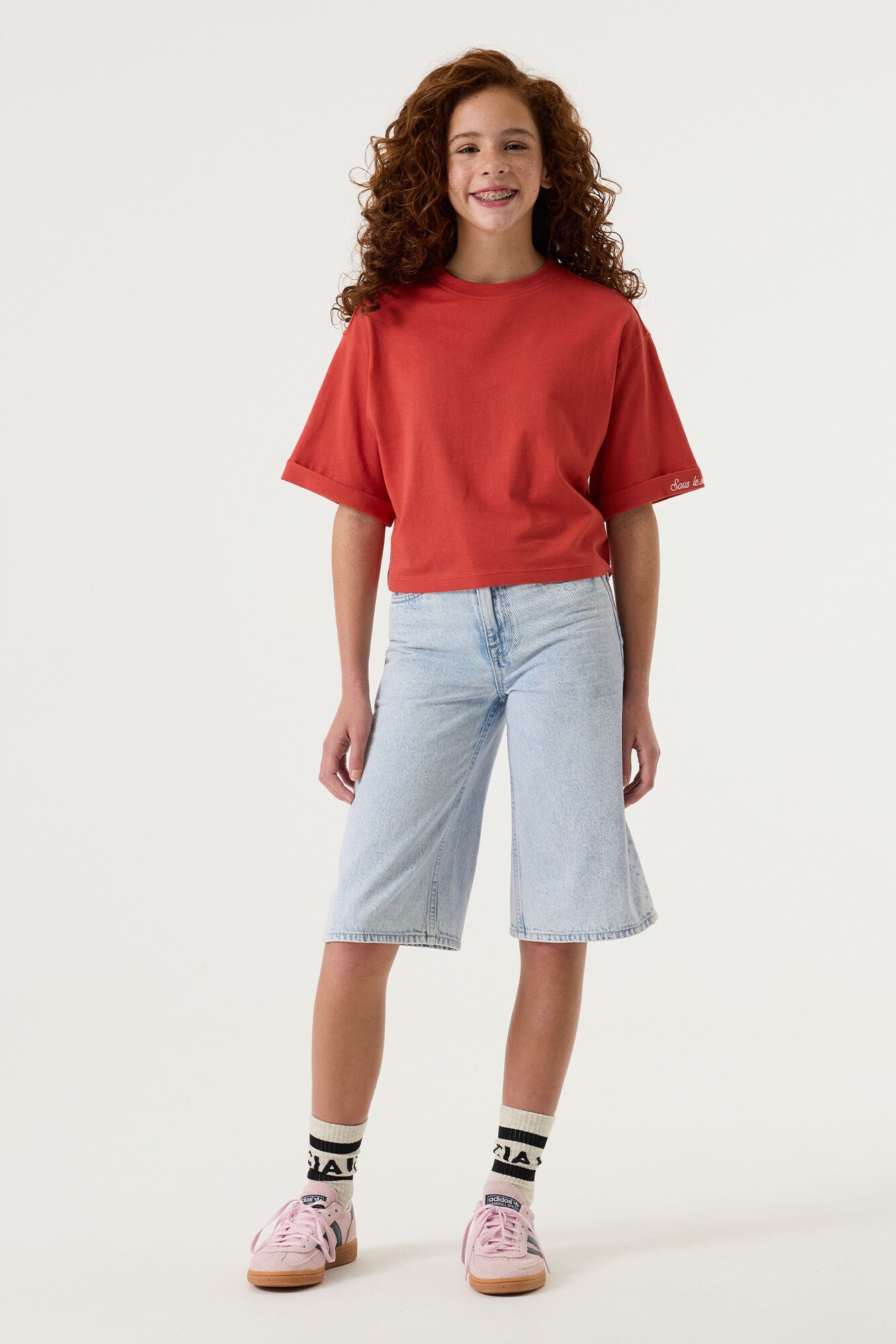 Rood GARCIA meisjes t-shirt baked apple styling