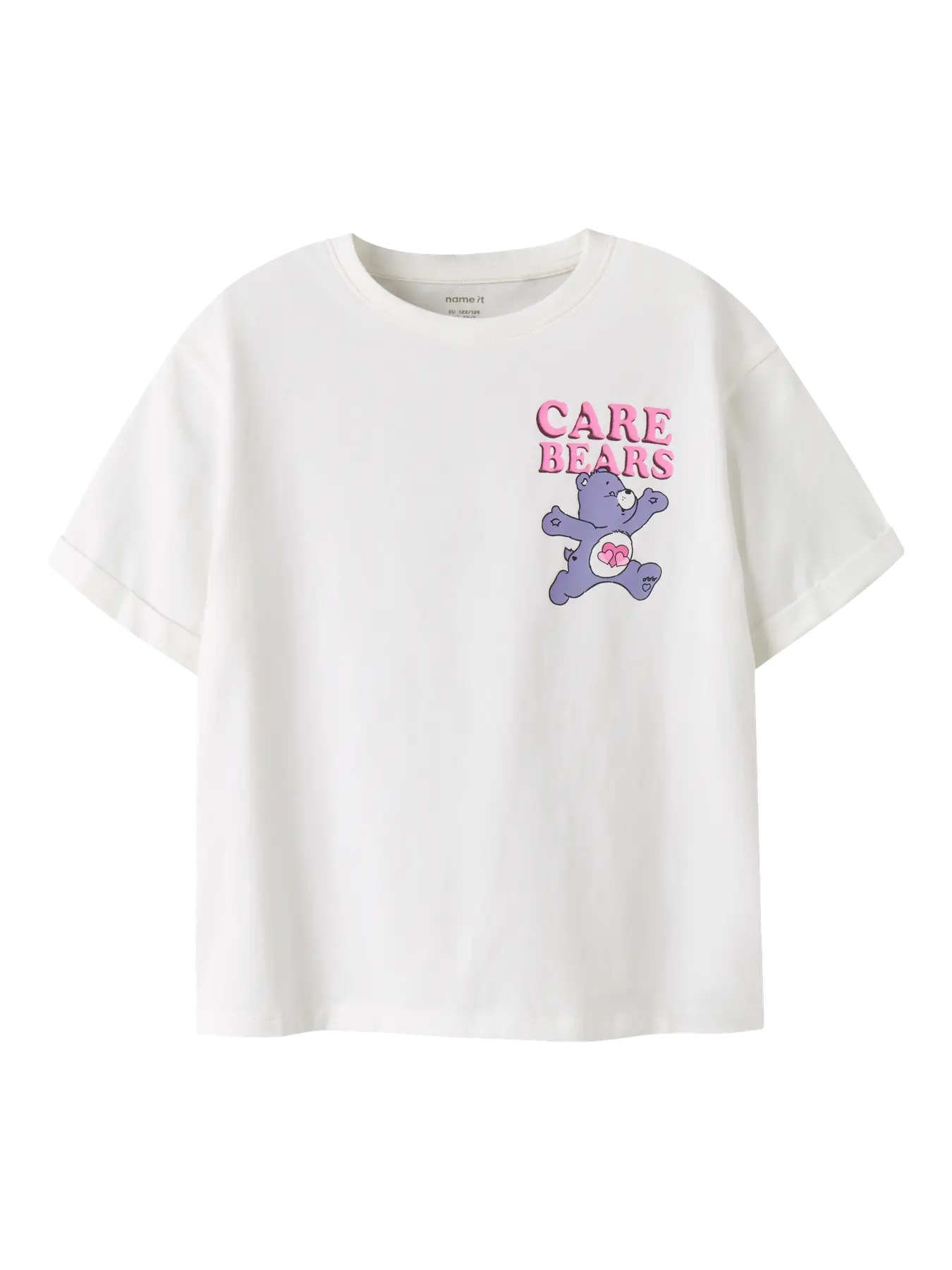 NAME IT Care Bears T-shirt Wit - voorkant