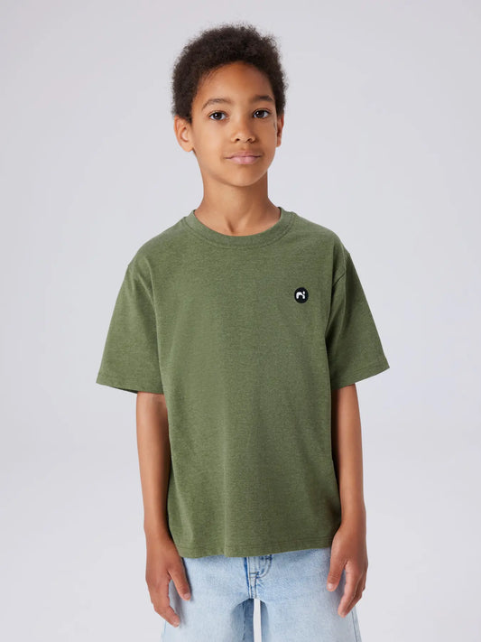 NAME IT Kaki T-shirt voor Jongens - Comfortabel Katoenen Shirt - styling