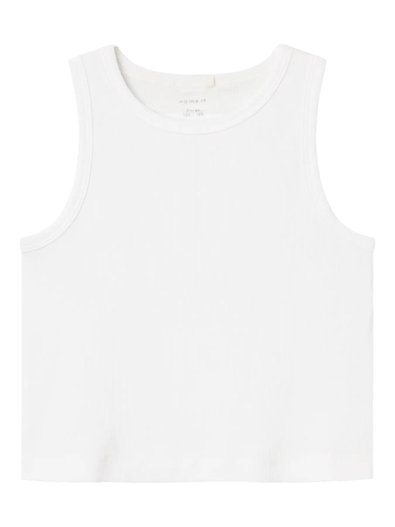 NAME IT Witte Tanktop voor Meisjes - voorkant