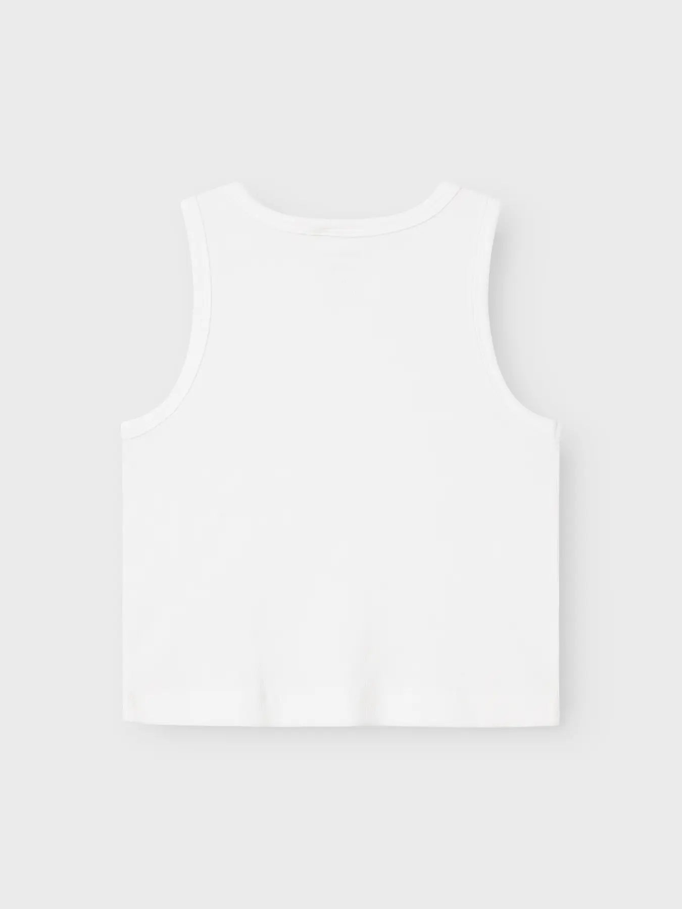 NAME IT Witte Tanktop voor Meisjes - achterkant