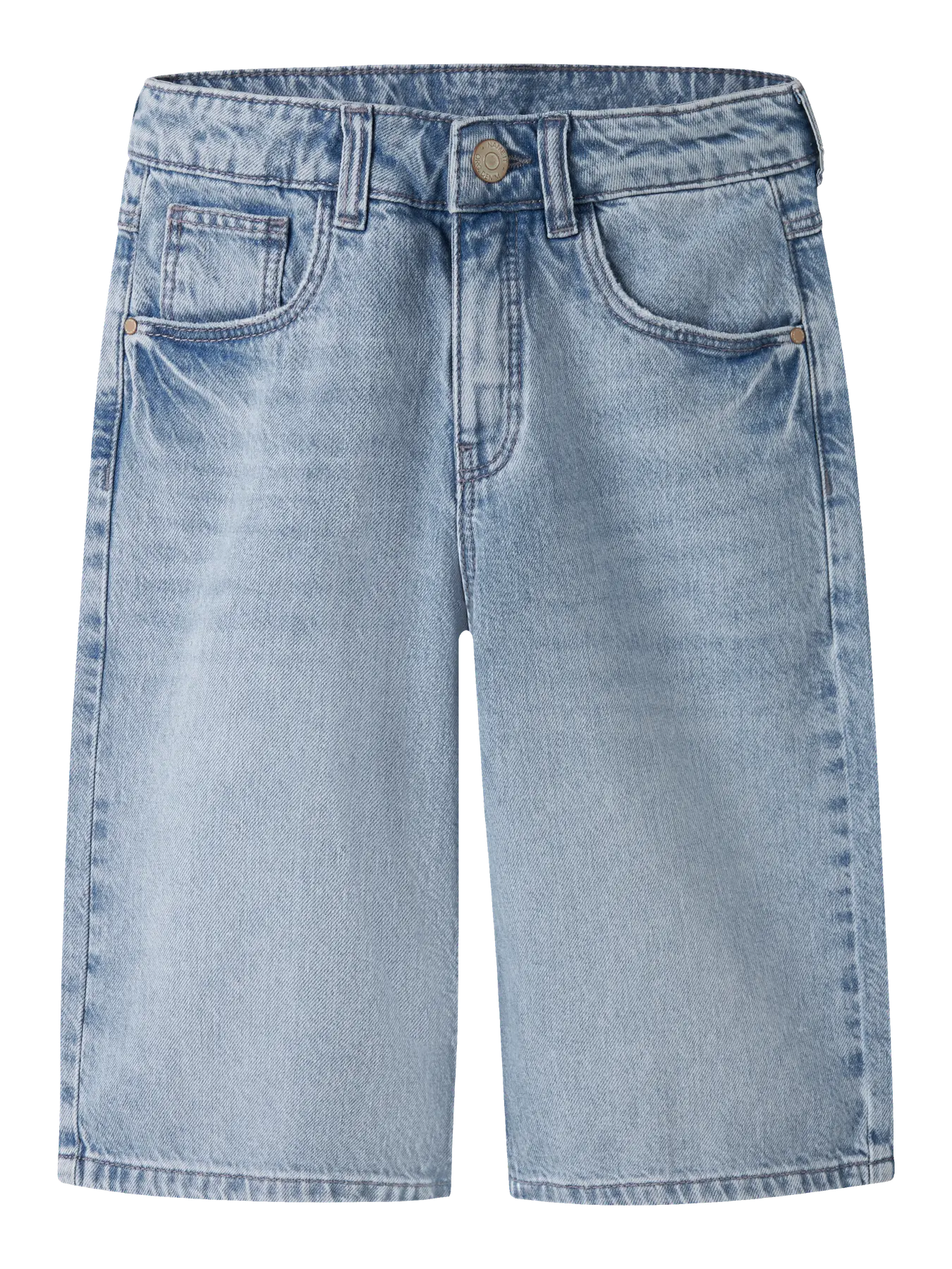 NAME IT Jeans Jorts Meisjes - Denim Short Blauw - voorkant