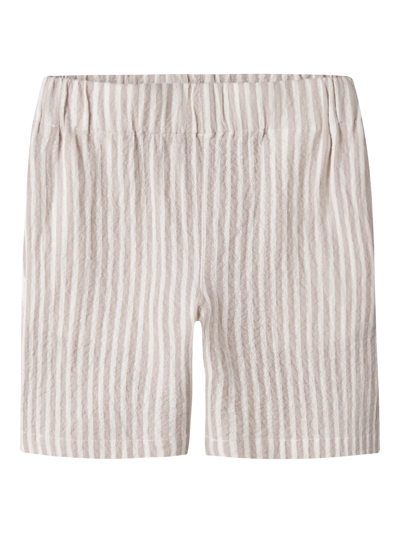 NAME IT Gestreepte Short voor Jongens - creme - voorkant