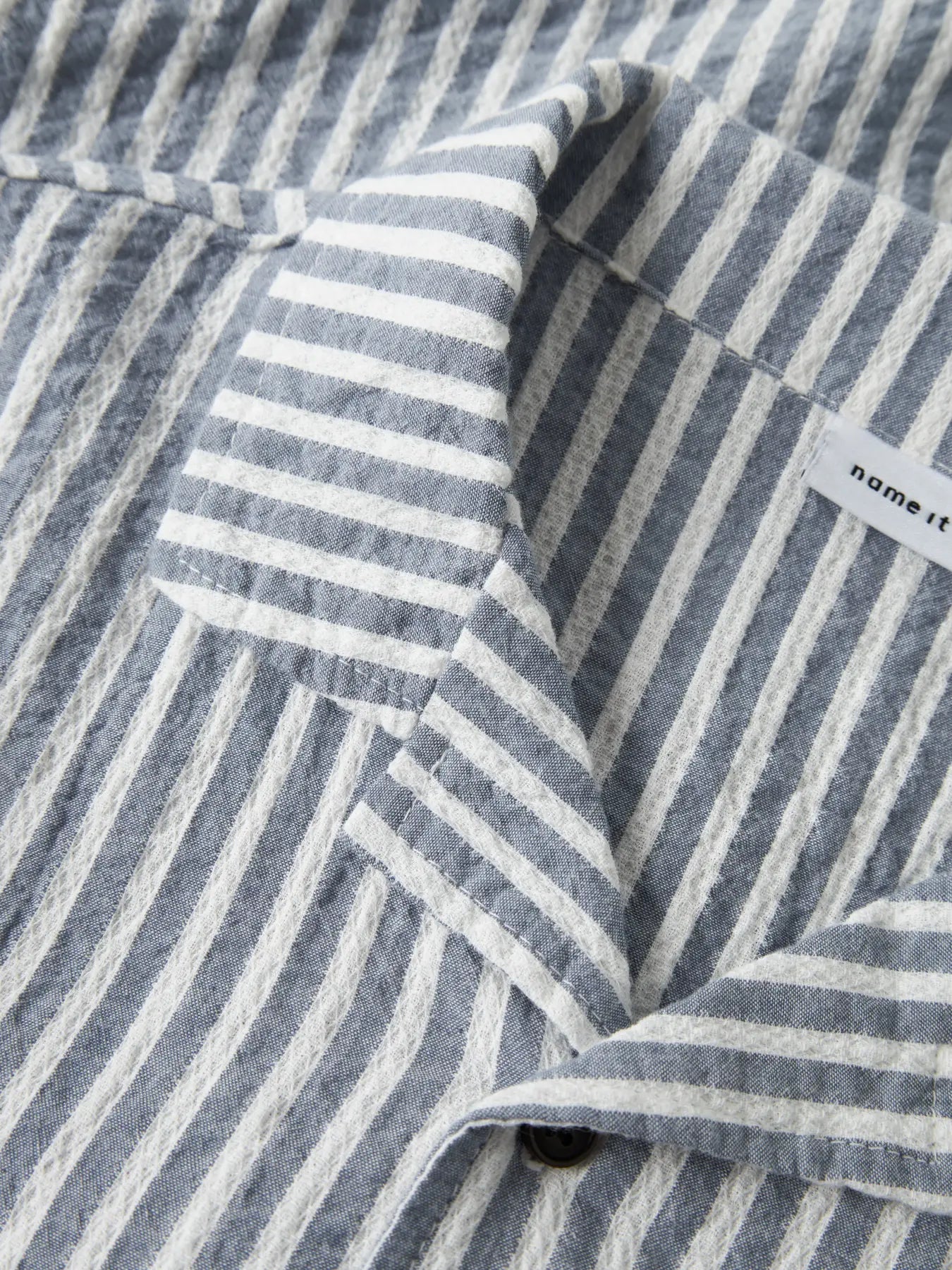 NAME IT Jongens Gestreept Shirt - detail