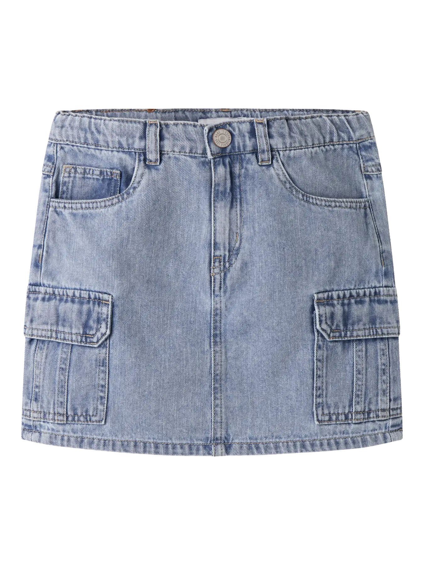 NAME IT Cargo Skirt - Denim Cargo Rok voor Meisjes
