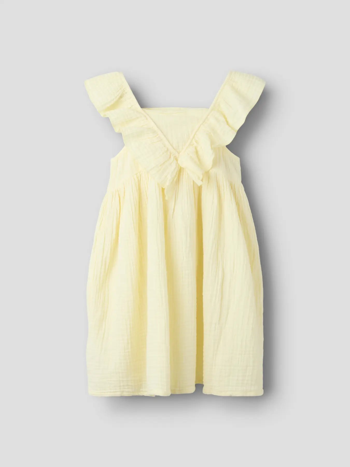 NAME IT Mousseline dress - Pear Sorbet - achterkant