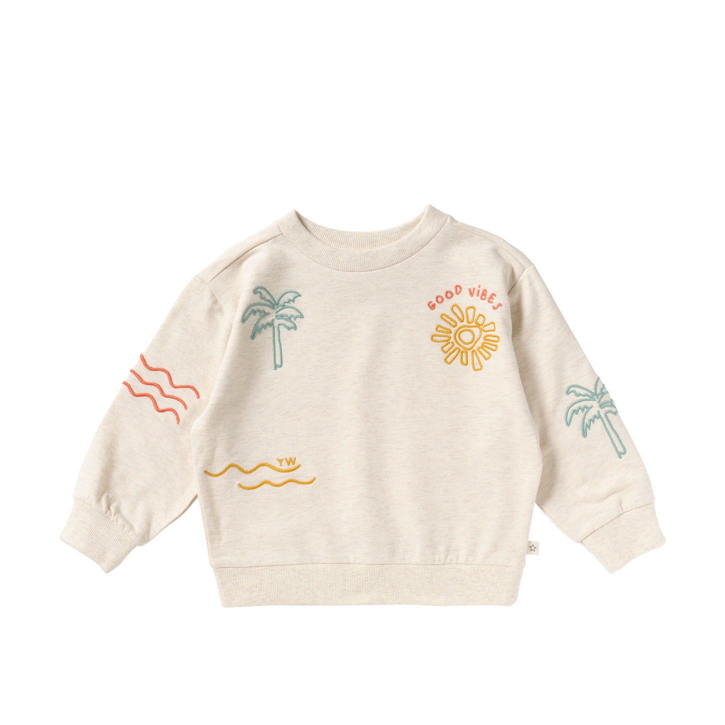 YOUR WISHES Sun Waves Oversized Sweater - voorkant